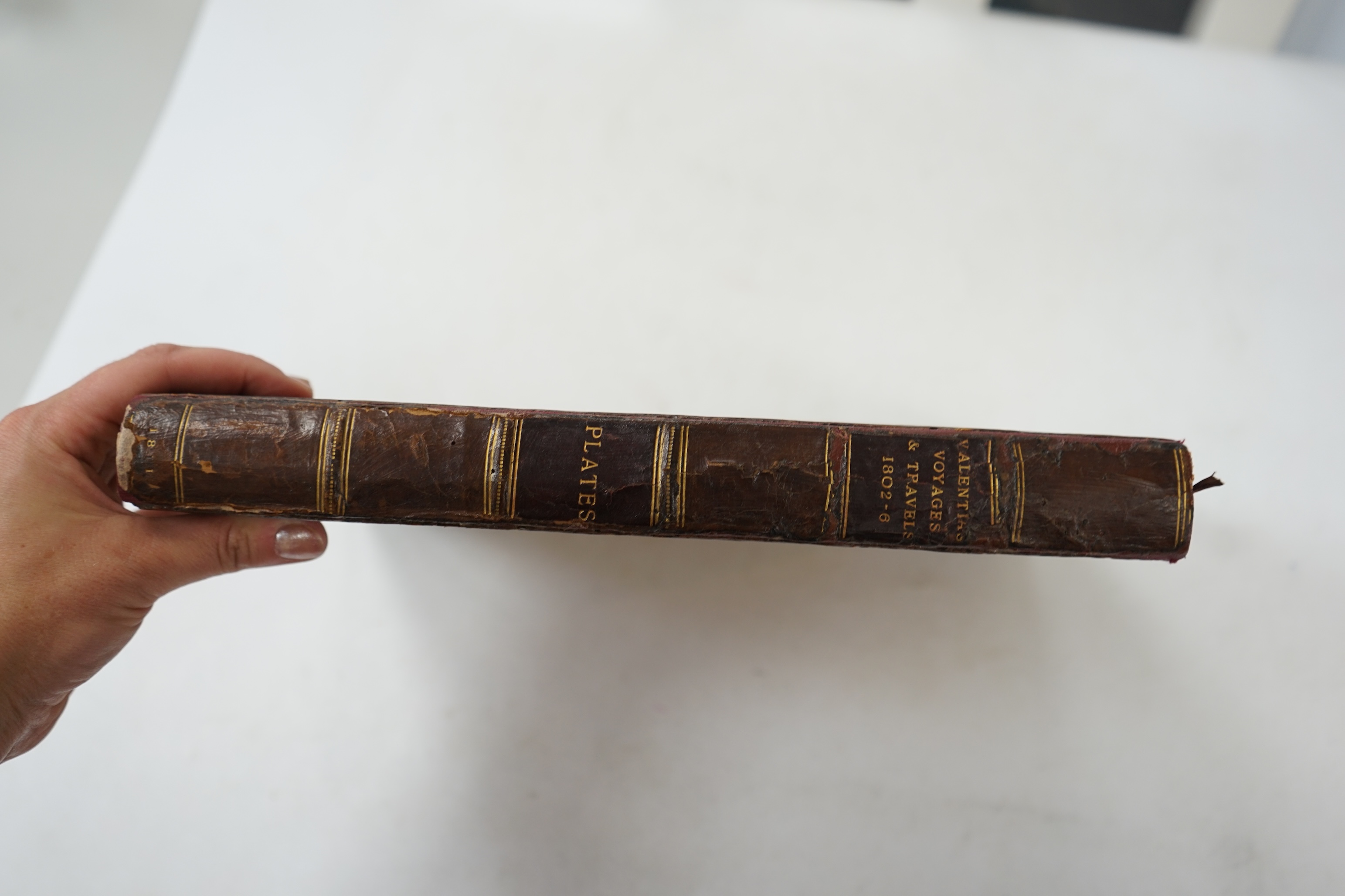 Valentia, George Annesley, Viscount - Voyages and Travels to India, Ceylon, the Red Sea, Abysinnia, and Egypt ... (2nd edition), 3 vols. and atlas of plates (72 including some folded - amongst which are a large plan of A